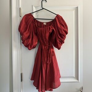 Altar’d State Boho Autumn Rust Dress